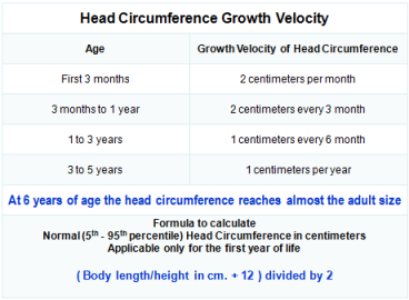 Head Circumference Growth Velocity